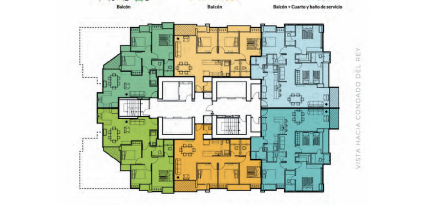 Venta de apartamento nuevo en Condado Gardens